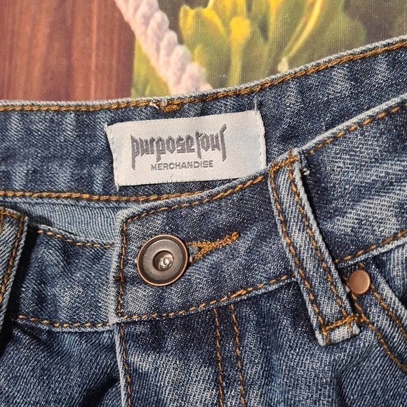 Justin Bieber Purpose Tour Raw Hem Denim Shorts New Small - Picture 3 of 5